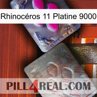 Rhinocéros 11 Platine 9000 38